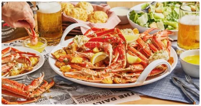 Seafood family meal deal Red Lobster menu