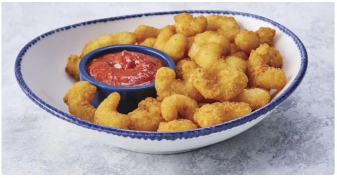 Red Lobster’s Popcorn Shrimp is back on the menu, and it’s super yummy.