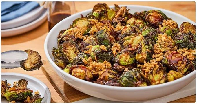 Red Lobster’s Family Crispy Brussels Sprouts (serves 4) is a tasty side dish featuring roasted.