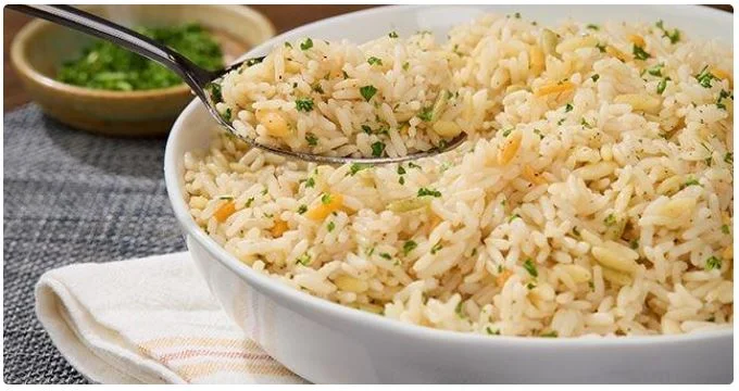 popular soup and crispy side dishes on table.