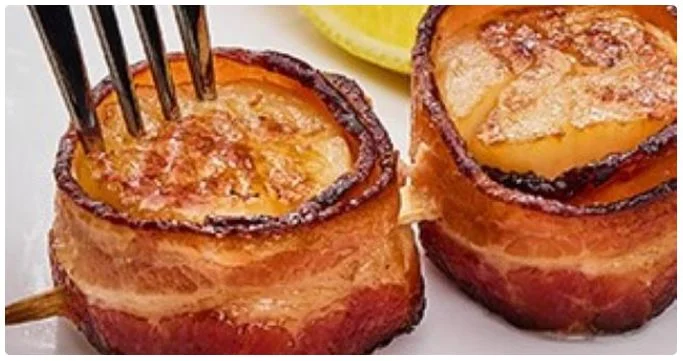 Red Lobster’s Bacon Wrapped Sea Scallops are a delicious appetizer.