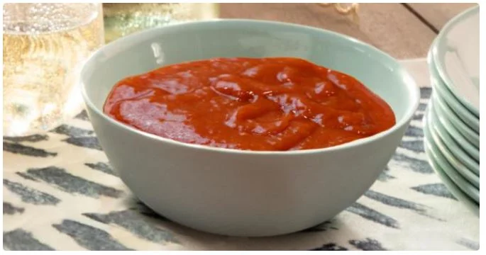 classic soup bowl with restaurant style side dishes.