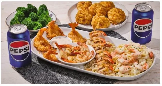 Popular choices include Garlic Shrimp Scampi, Grilled Shrimp.